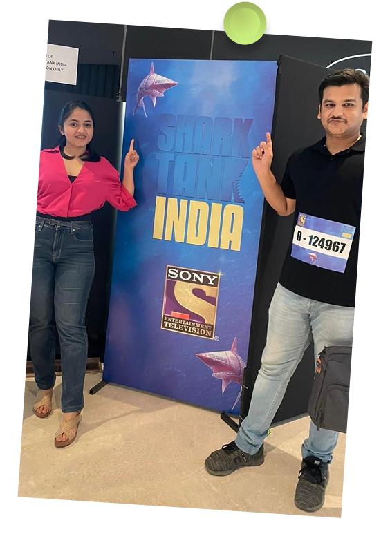 Pitching Perk at Shark Tank India auditions